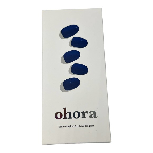 Ohora Semicured Gel Nail Sticker Noble Navy NB-038 - Picture 1 of 3